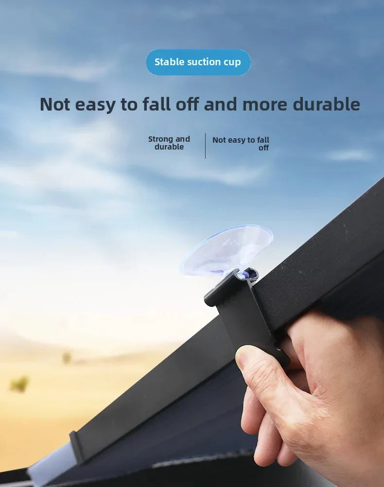 Foldable Car Sunshade Protector Auto Parasol Front Rear Window Sun Visor Winshield Sun Shade Covers UV Prevention for Car SUV