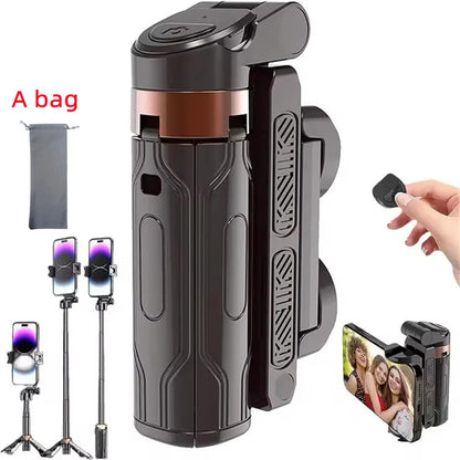 FGCLSY Mobile selfie stick handle, tripod photography tool handheld stabilizer shooting assistant multifunctional portable stand