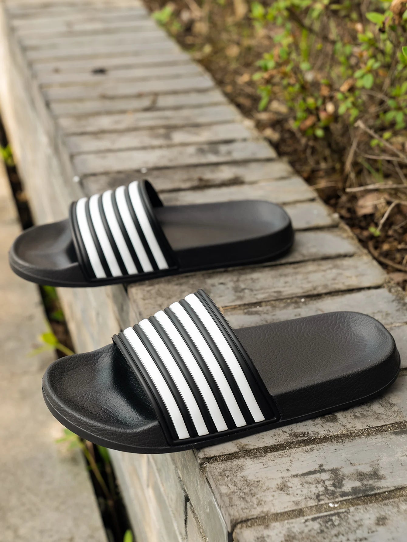 Men's Fashionable Slippers, Comfortable, Non-Slip, Wear-Resistant, Waterproof, Home Outing, Casual Beach Sandals