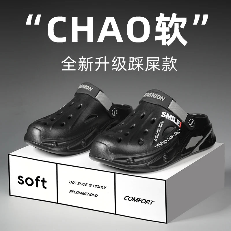 Men Summer Massage Slippers Women Indoor Soft Garden Bottom Slippers Outdoor Sandals Male Flip Flops Sandals Beach Casual Shoes