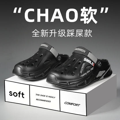 Men Summer Massage Slippers Women Indoor Soft Garden Bottom Slippers Outdoor Sandals Male Flip Flops Sandals Beach Casual Shoes