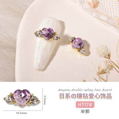 10Pcs Ballet Dance Shoes 3D Nail Charms 8mm Pink Metal Dance Shoes Ribbon Nail Art DIY Kawaii Ballet Bows Manicure Supplies &*&