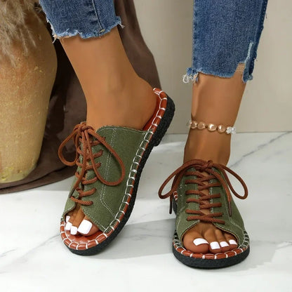 Women Slippers Casual Beach Holiday Slippers Summer Fashion Outdoor Flat Shoes Open Toe Sandals Slides Women Zapatos De Mujer