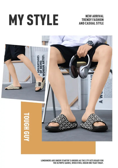 2025 Hot Sale Summer Sandals For Women Soft EVA Cloud Men's Slippers Outdoor Non-slip Men Slides Fashion Casual Beach Shoes