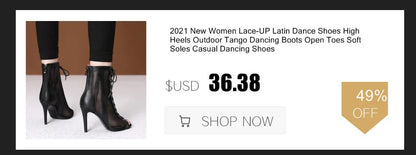 Women's Fashion Party Outdoor Sexy stilettos High Heels slippers Latin Women Latin dance heels Boots shoes 2020 For Ballroom