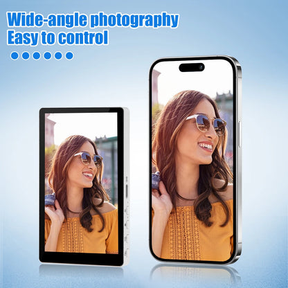 Smartphone Wireless Magnetic Monitor Screen Phone Rear Camera For Vlog Live Stream Video Recording for iPhone Android phone