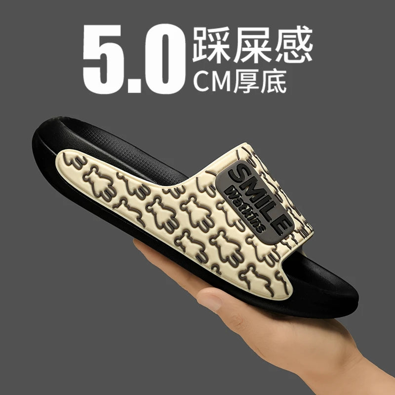 2025 Hot Sale Summer Sandals For Women Soft EVA Cloud Men's Slippers Outdoor Non-slip Men Slides Fashion Casual Beach Shoes
