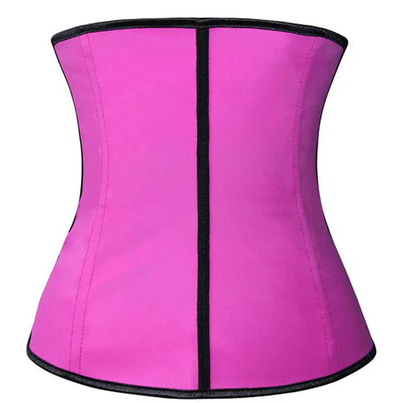 AfruliA Fajas Colombians Girdles Latex Waist Trainer Long Torso Corset Shapewear Slimming Belly Sheath Body Shaper 9 Steel Bones