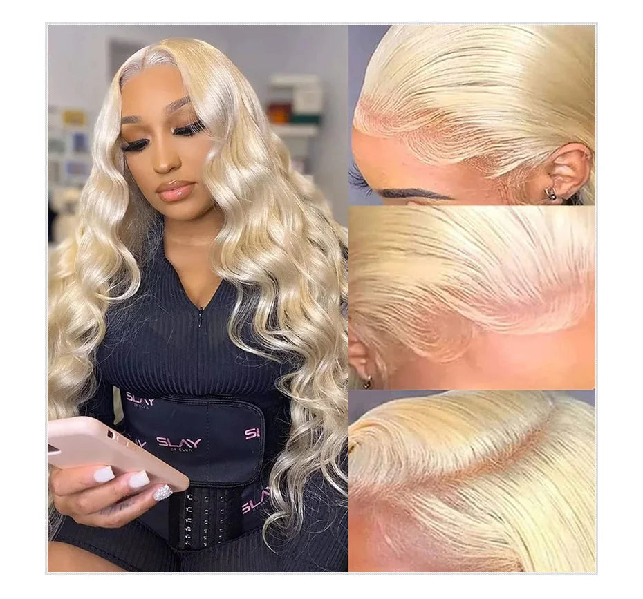 Blonde 613 Lace Front Wigs 13x6 HD Lace Wig Human Hair 13x4 Lace Frontal Wig Brazilian Body Wave Remy Hair Extensions For Women
