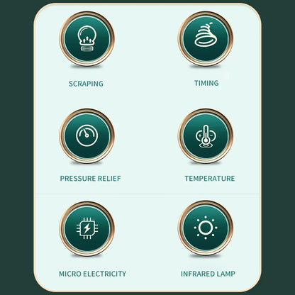 12 Levels Electric Cupping Massager Vacuum Suction Cup GuaSha  Anti Cellulite Scraping Heating Body Slimming Massage Therapy