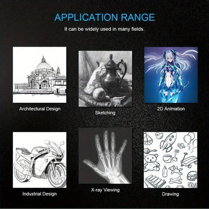 1pc A4 Digital Graphics Tablet: LED Light Box Pad for Writing, Painting, Drawing and Tracing - USB Electronic Art Copy Board