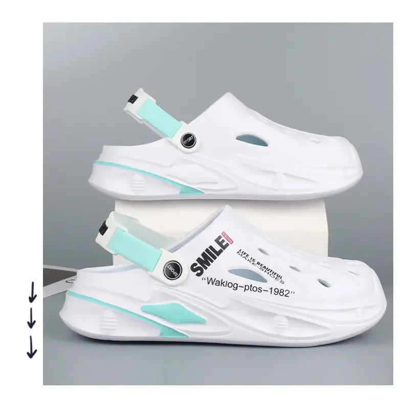Men Summer Massage Slippers Women Indoor Soft Garden Bottom Slippers Outdoor Sandals Male Flip Flops Sandals Beach Casual Shoes