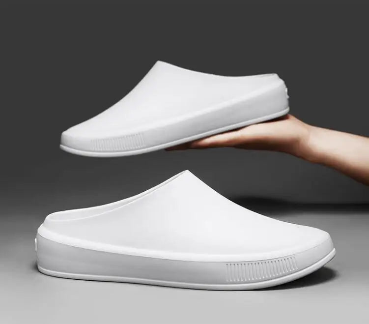 Classic Men's Solid EVA Summer Slippers High Quality Mens Casual Waterproof Shoes Men Slip-on Outdoor Slipper Man Beach Slides