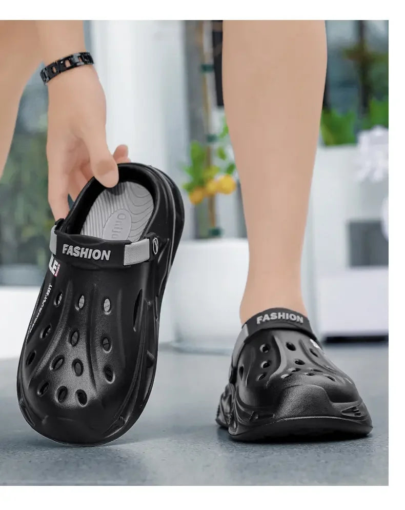 Men Summer Massage Slippers Women Indoor Soft Garden Bottom Slippers Outdoor Sandals Male Flip Flops Sandals Beach Casual Shoes