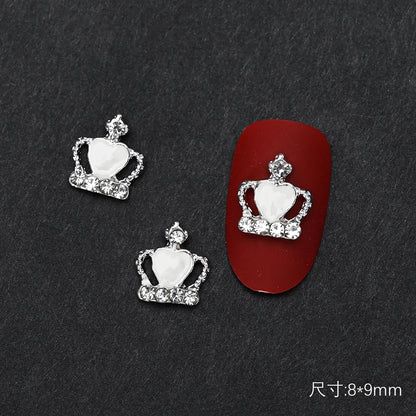 10Pcs Ballet Dance Shoes 3D Nail Charms 8mm Pink Metal Dance Shoes Ribbon Nail Art DIY Kawaii Ballet Bows Manicure Supplies &*&