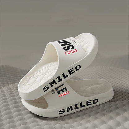 ZHIDA Summer Men Slippers Outer Wear Beach Sports Sandals Home Bathing Cool Slippers EVA Outsole Slides Soft Thick Sole Sandals