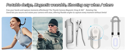 4K UHD Mini Vlog Camera Wireless WiFi Sports Action Camera Small Pocket Body Camcorder Photography Videography Portable Camera