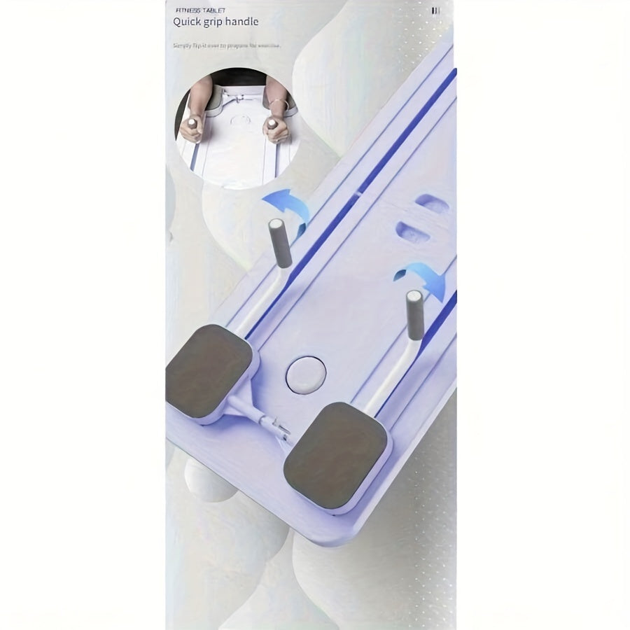 Multi-Functional Core Training Fitness Slider, PP Material, Automatic Rebound Abdominal Muscle Trainer, Home Workout Equipment with Support for Diverse Exercises - Uncharged