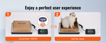 SucceBuy 440lbs Digital Shipping Scale with Timer Tare Function HD LCD Screen Portable Package Postal Scale for Home Post Office